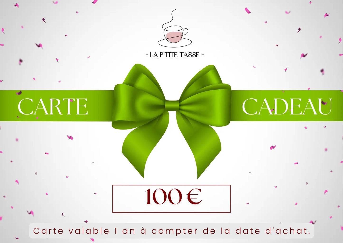 Carte Cadeau La P'tite Tasse