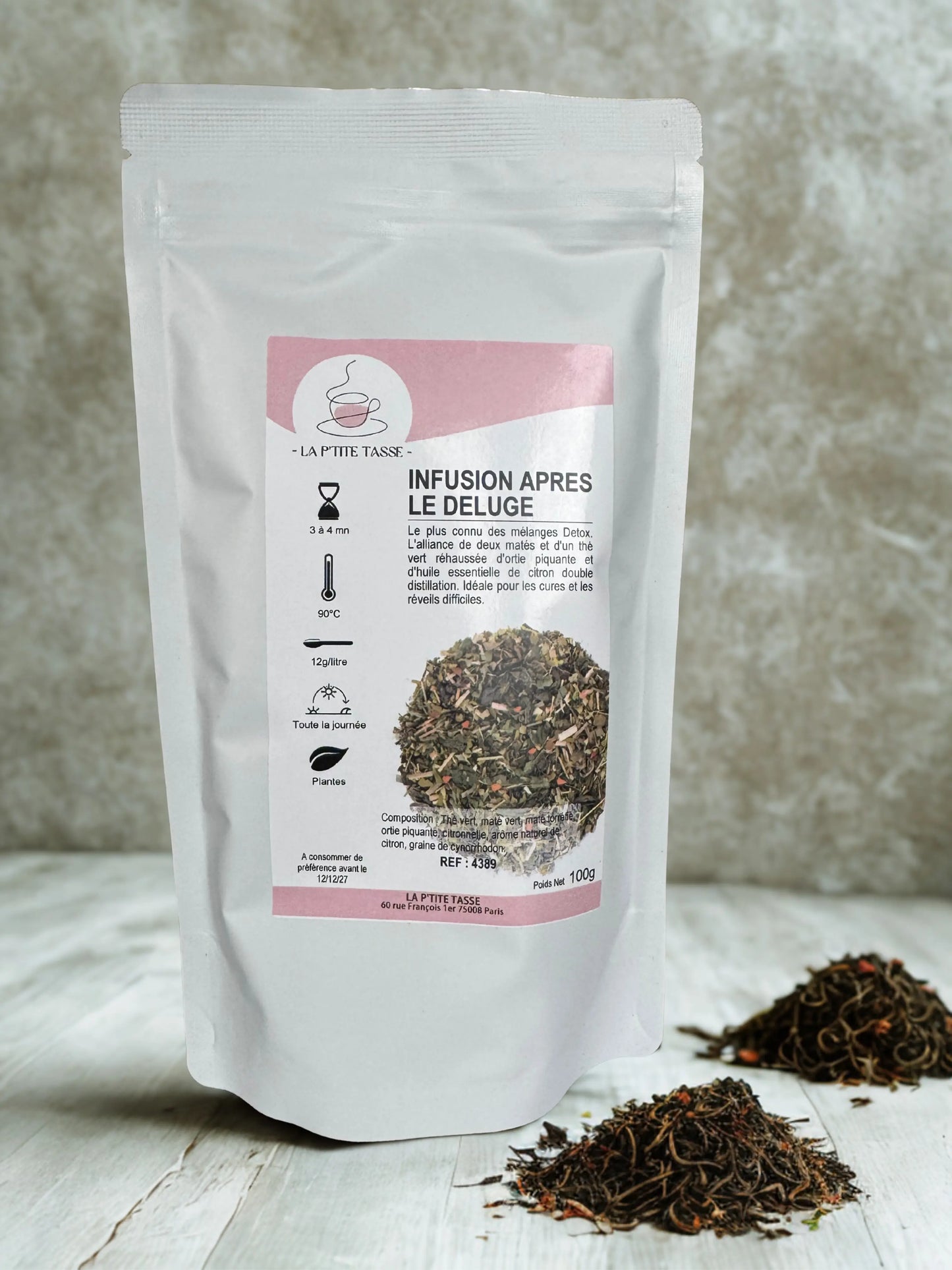 Infusion en sachet vrac après le déluge