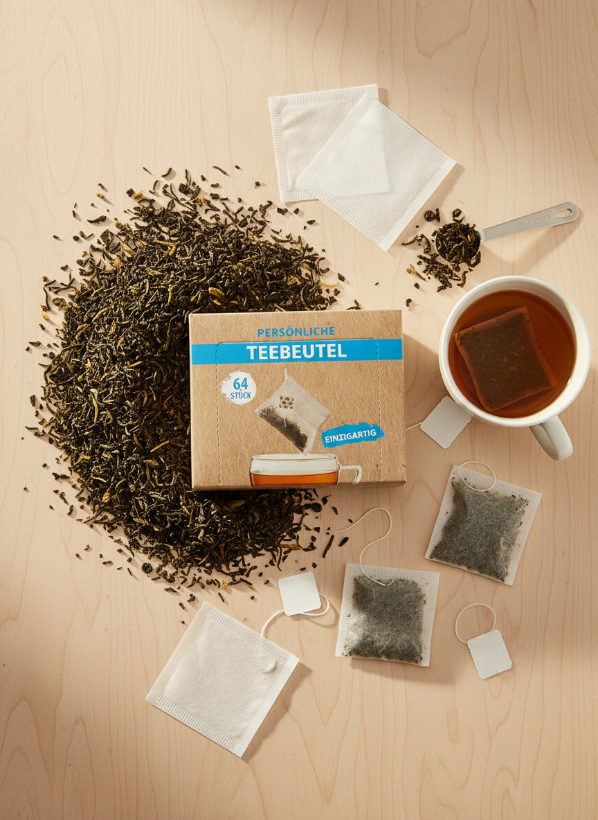 Composition artistique filtres papier pliés