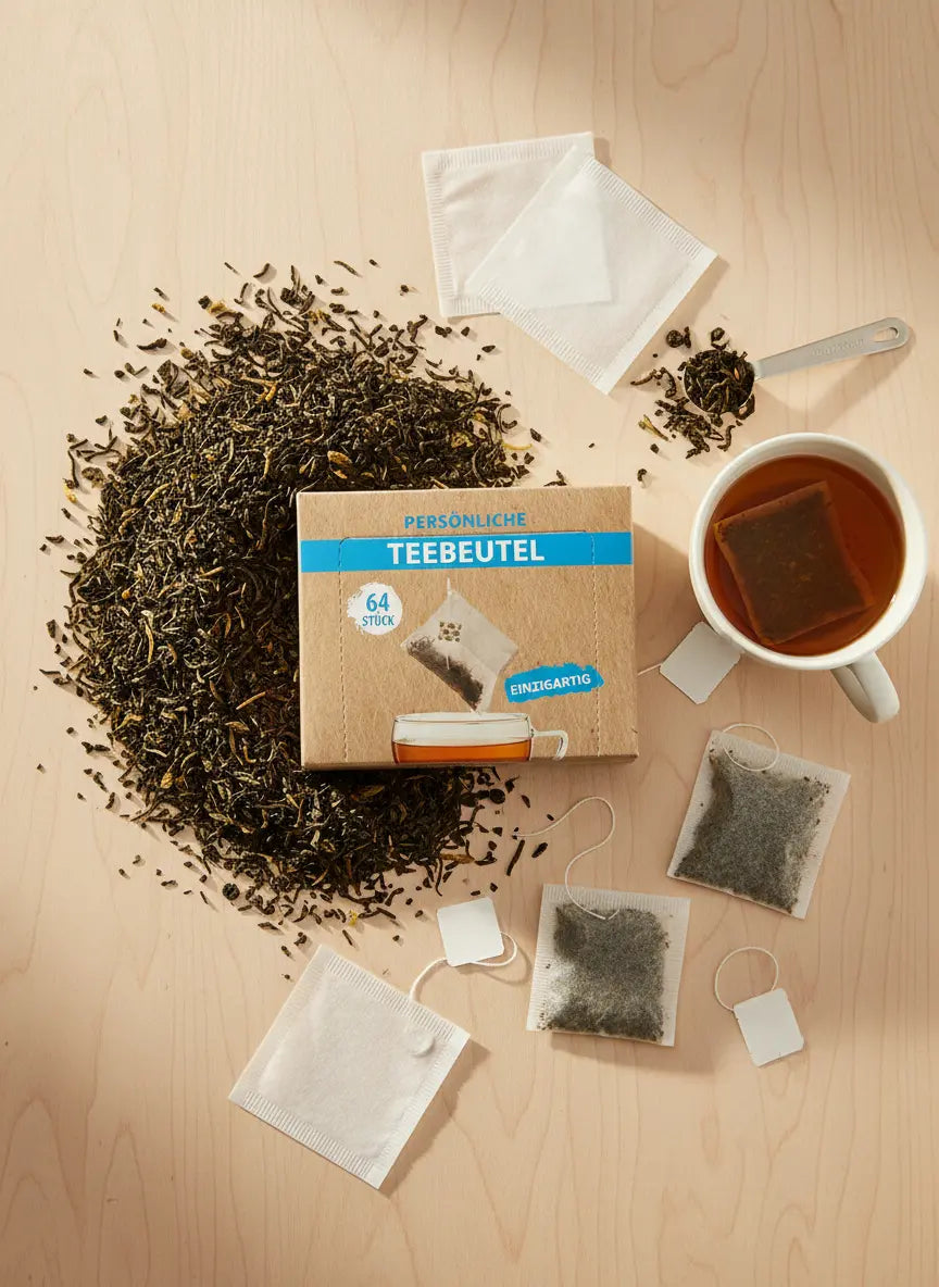 Composition artistique filtres papier pliés