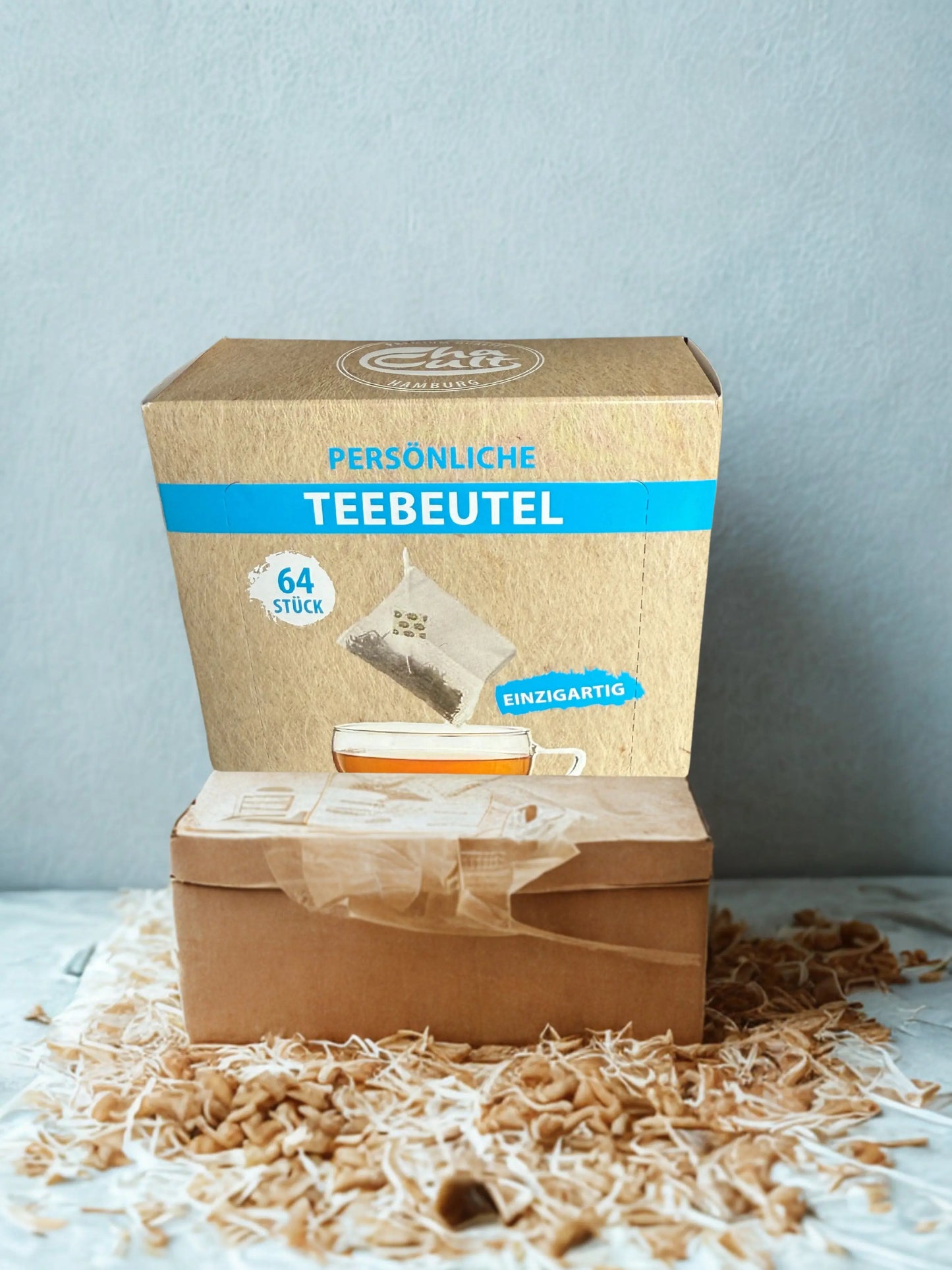 Filtres papier Japon La P’tite Tasse – sachets à thé jetables en papier naturel non blanchi, pratiques et élégants pour infuser facilement les thés en vrac.