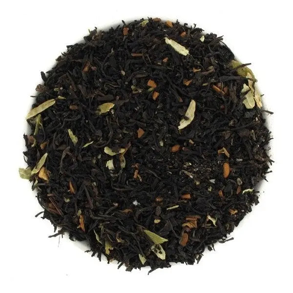 Thé Tchaï Kashmiri La P’tite Tasse – mélange épicé et chaleureux de thé noir aux épices traditionnelles indiennes, parfait pour une pause réconfortante et exotique.