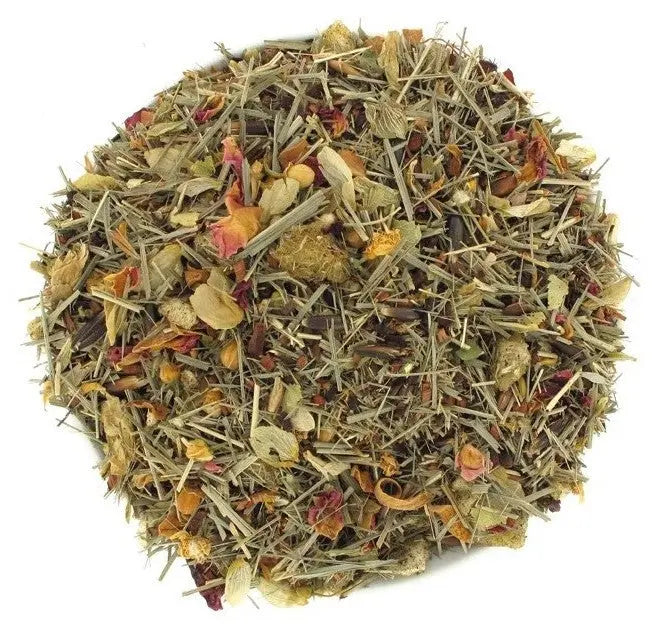 Tisane Sommeil Étoile du Soir La P’tite Tasse – infusion biologique aux plantes relaxantes comme la camomille et la verveine, idéale pour apaiser le corps et l’esprit avant le coucher.