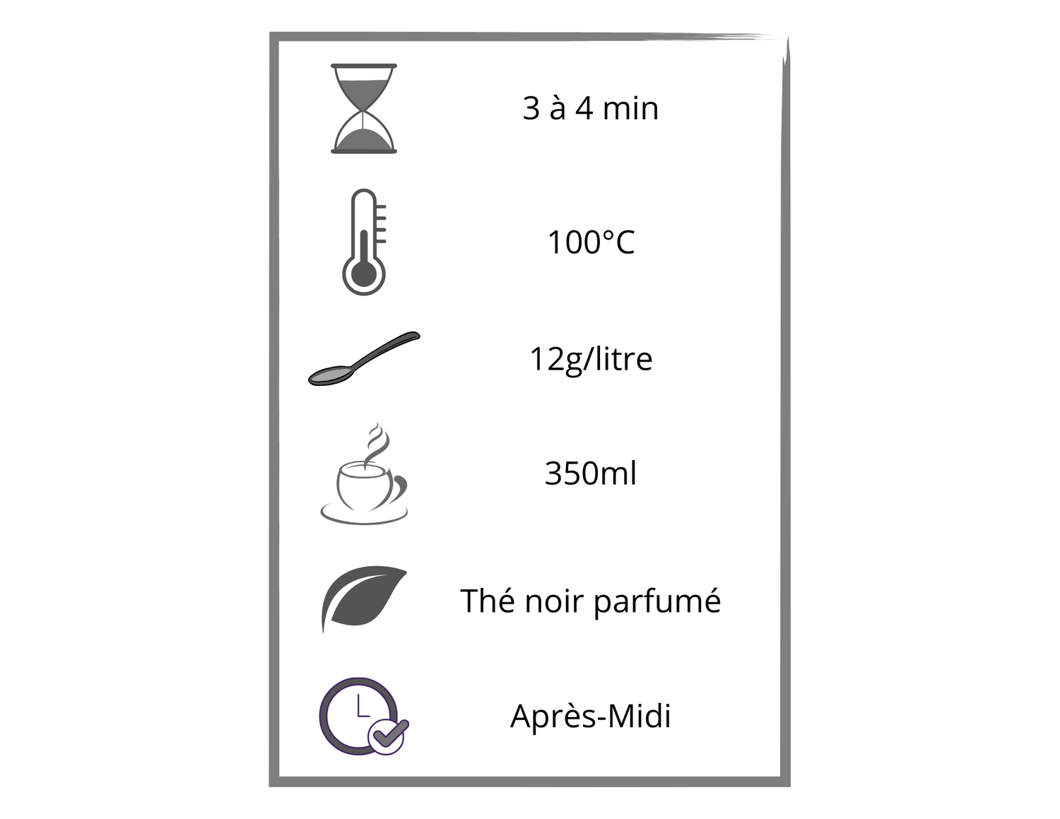 Préparation du thé la barbe du père noël