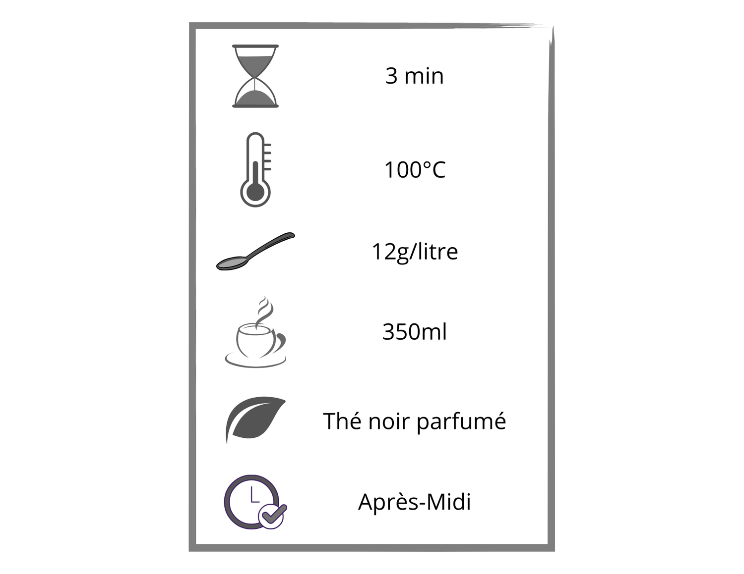 Préparation du thé noir Noël à Strasbourg