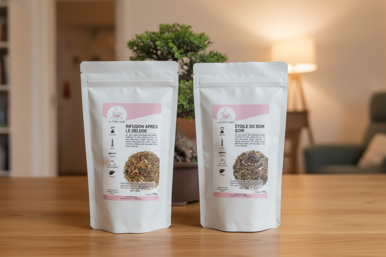 Coffret Détox - Table intérieur avec bonsaï